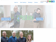 Tablet Screenshot of prodrainpdx.com